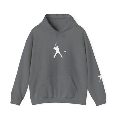 Sporty Unisex Baseball Hooded Sweatshirt, Casual Hoodie for Athletes, Perfect for Gifts, Comfy Streetwear, Ideal for Sports Events, Personal Use
