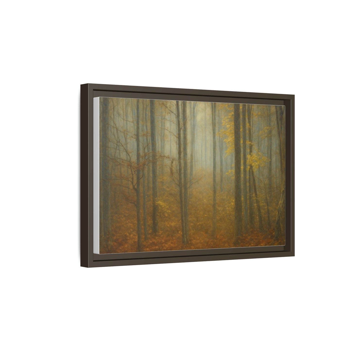 Framed Matte Canvas Art | Serenity in the Forest | Nature Wall Decor, Home Gallery, Cozy Living Room, Gift for Nature Lovers