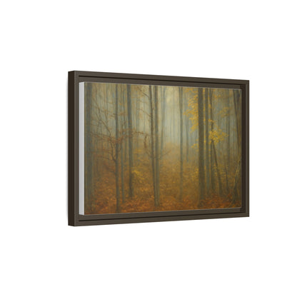 Framed Matte Canvas Art | Serenity in the Forest | Nature Wall Decor, Home Gallery, Cozy Living Room, Gift for Nature Lovers