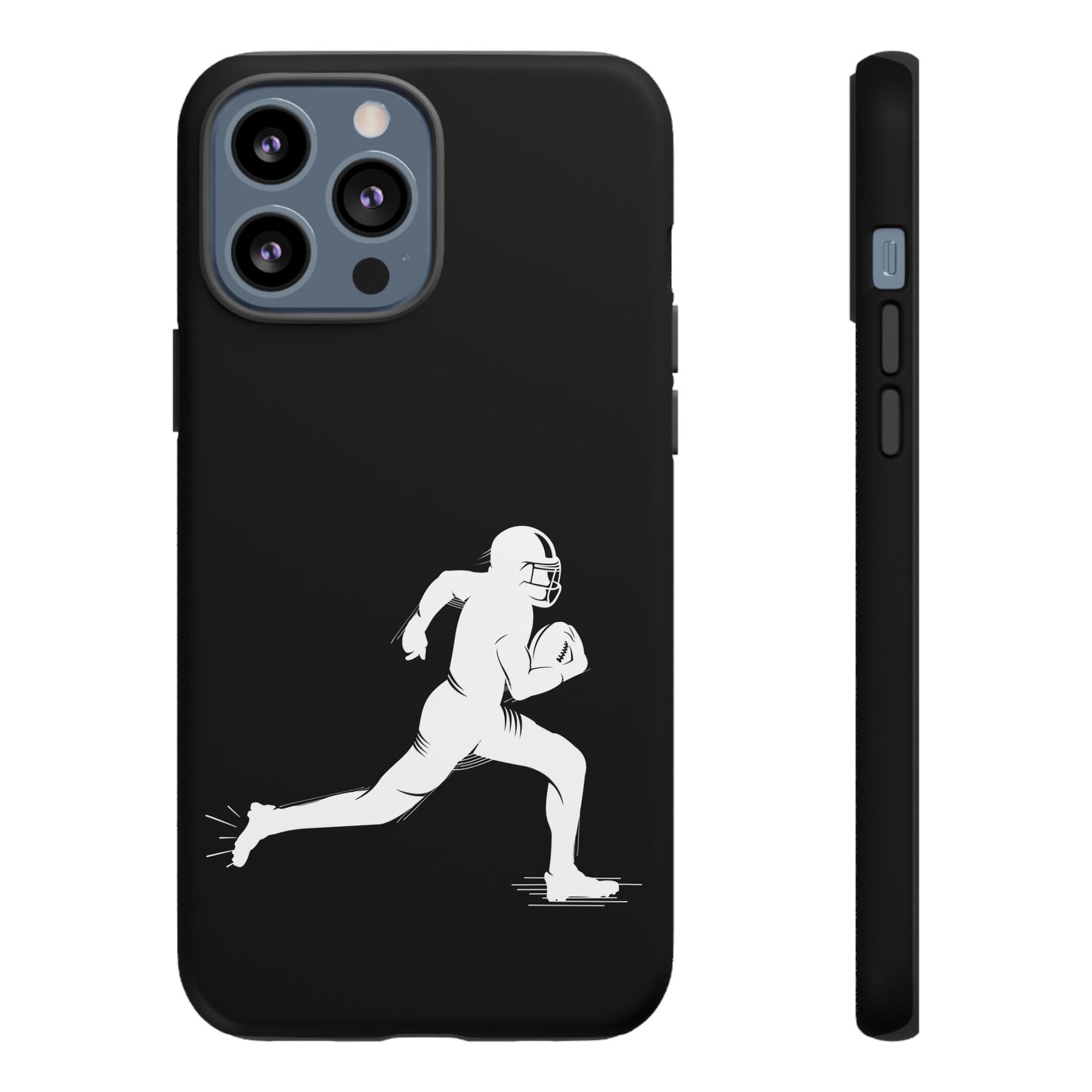 Football Player Phone Case, Tough Cases, Sports Phone Cover, Gift for Athletes, iPhone & Samsung Accessories, Running Player Design