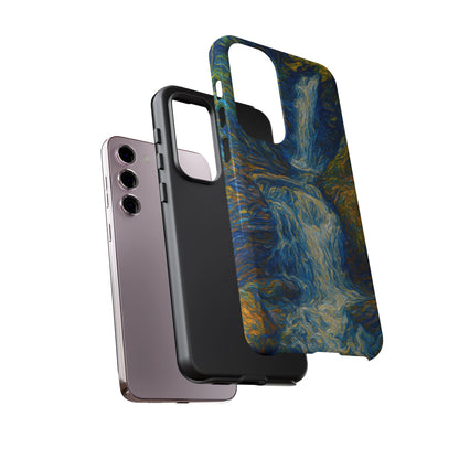 Artistic Phone Case - Waterfall Design, Unique Gift, Phone Accessory, Nature Lover, Original Artwork