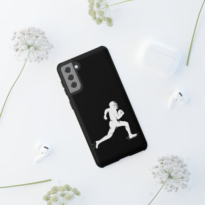 Football Player Phone Case, Tough Cases, Sports Phone Cover, Gift for Athletes, iPhone & Samsung Accessories, Running Player Design