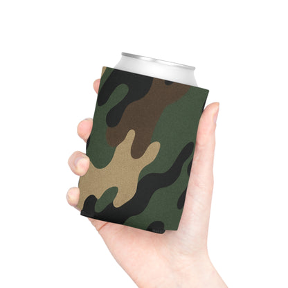 Camouflage Can Cooler | Beverage Insulator, Outdoor Parties, Gifts for Him, Hunting Accessories, Camping Gear - product image