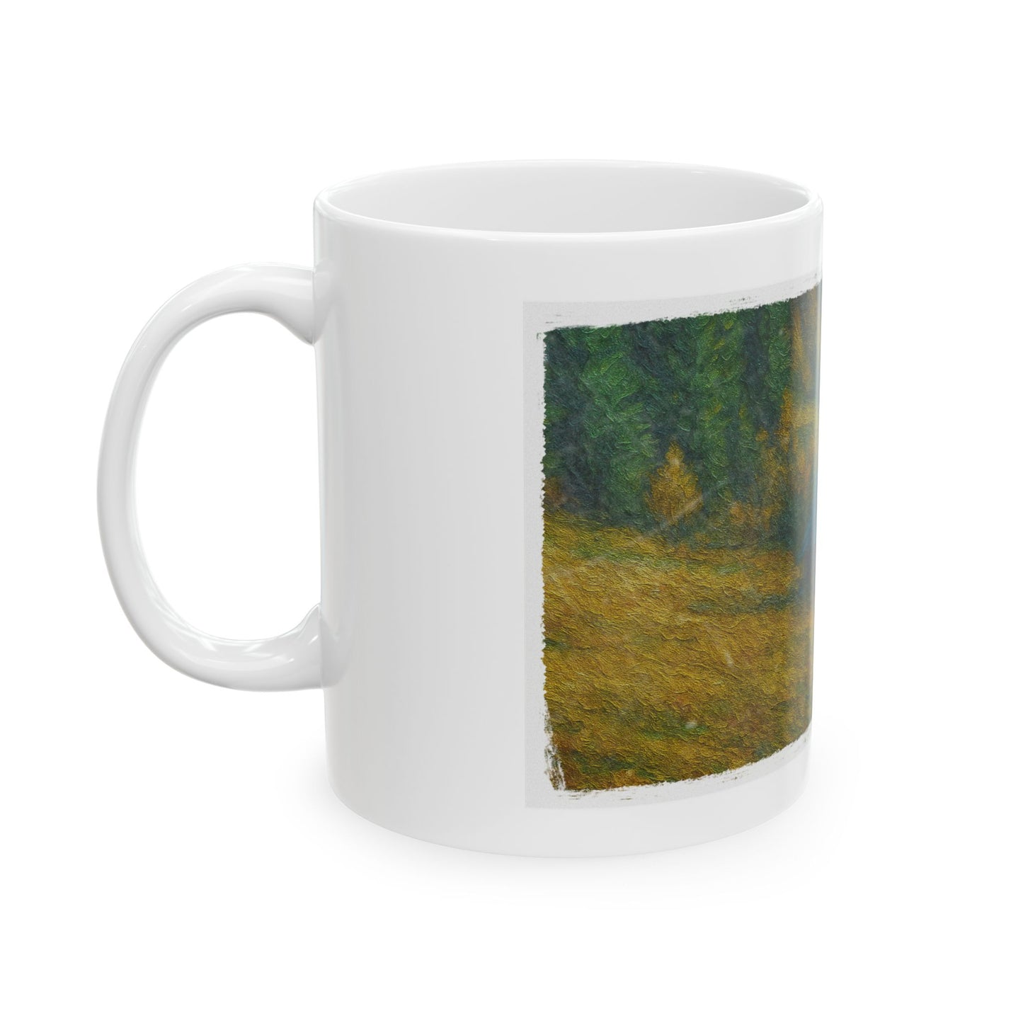 Rustic Cabin Ceramic Mug - Cozy Coffee Cup, Handmade Gift for Nature Lovers, Perfect for Home or Office, Great for Christmas, [...]