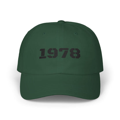 Vintage 1978 Dad Cap, Classic Cap for Fathers, Gift for Dad, Father's Day, Casual Style, Adjustable Hat