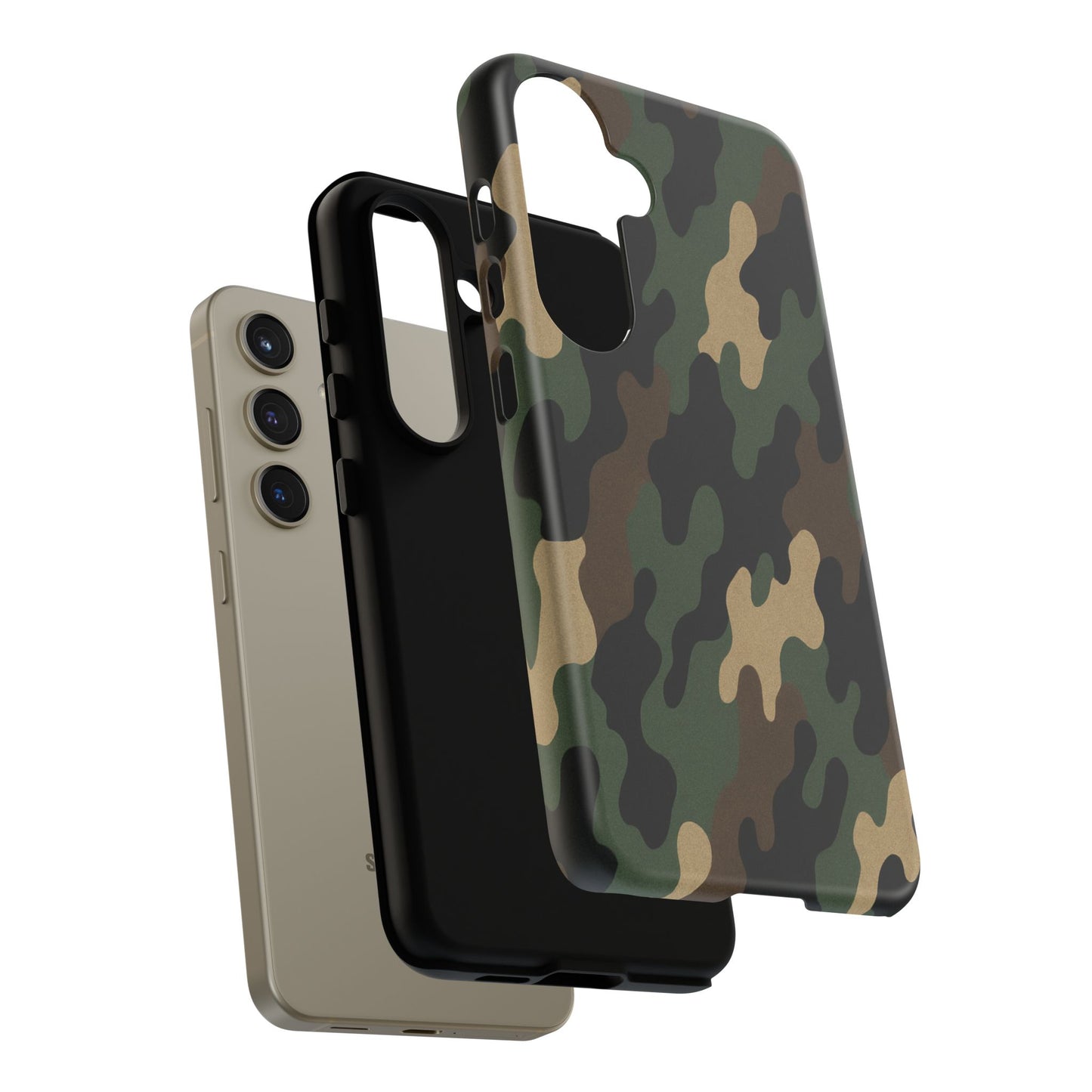 Camouflage Phone Case, Tough Cases, Military Style, Unique Phone Accessories, Gift for Him, Durable Phone Cover