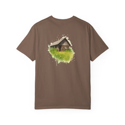 Nature-Inspired Unisex Garment-Dyed T-Shirt, Eco-Friendly Tee, Summer Casual Wear, Gift for Nature Lovers, Relaxed Fit T-Shirt