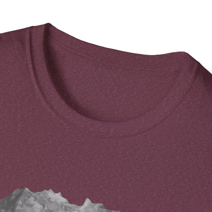 Serene Nature Landscape T-Shirt - Comfortable Unisex Tee, Outdoor Adventures, Nature Lover Gift, Casual Wear, Stylish Spring Top