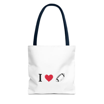 Football Lover's Tote Bag - Perfect for Game Day, Sports Events, Gifts for Fans, Eco-Friendly Carryall, Personal Use, Travel Bag