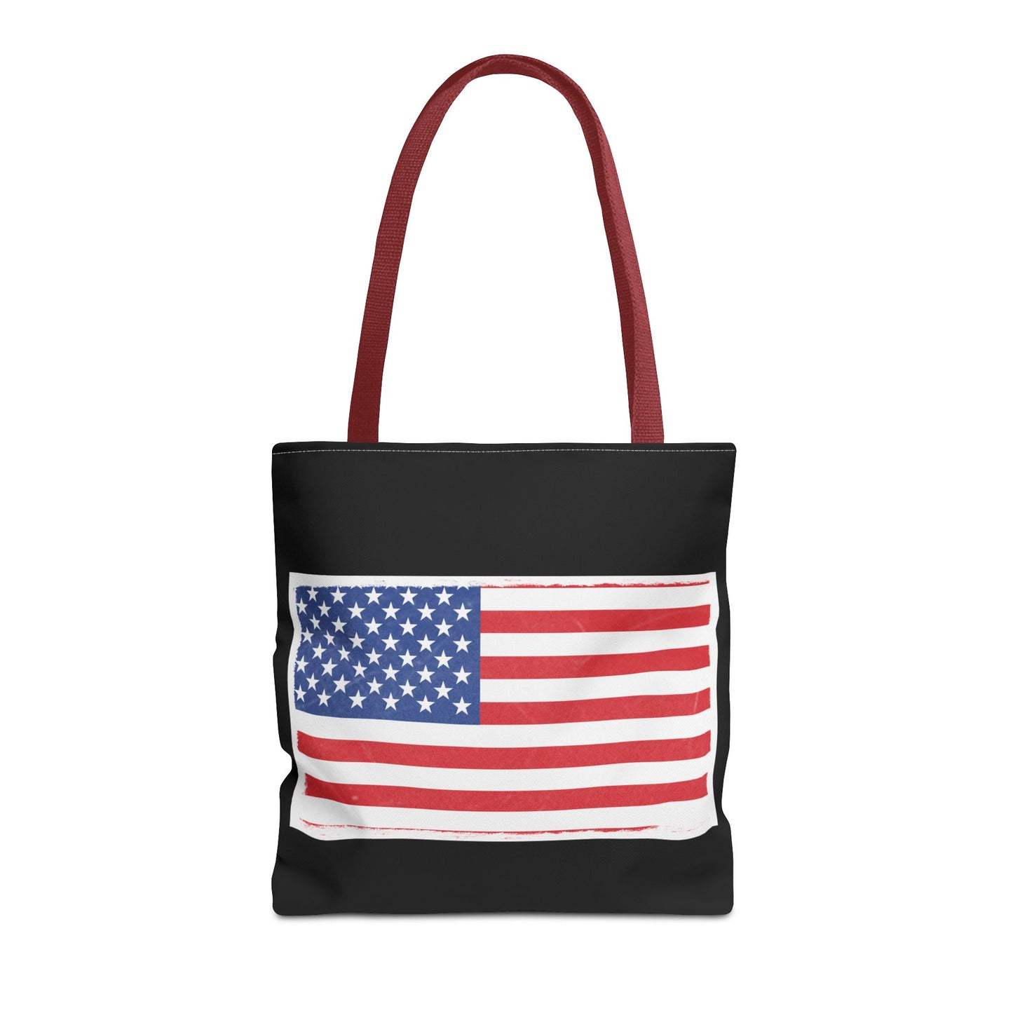 Patriotic Tote Bag, American Flag Carryall, Beach Bag, Reusable Shopping Tote, Independence Day Gift
