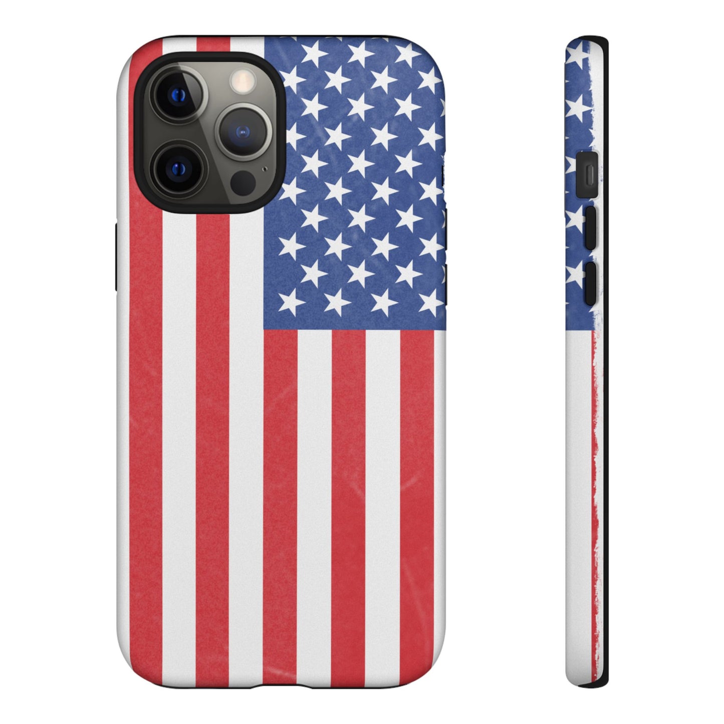 Patriotic Phone Case - Tough Cases for Veterans, USA Lovers, Independence Day, Memorial Day, Flag Design