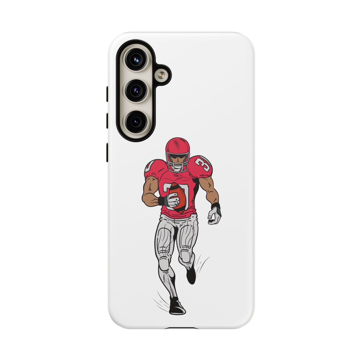 Football Player Tough Case, Sports Phone Cover, Athlete Gift, Tough Phone Case, Fall Sports, Football Lover's Accessory