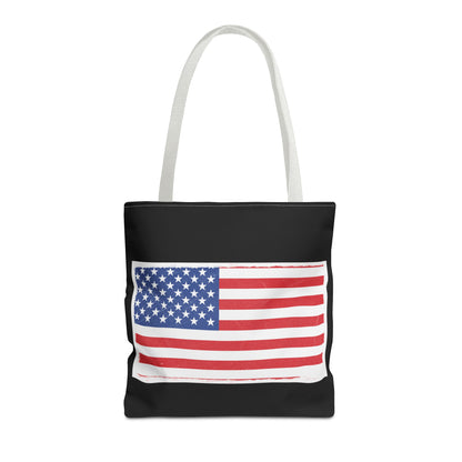 Patriotic Tote Bag, American Flag Carryall, Beach Bag, Reusable Shopping Tote, Independence Day Gift