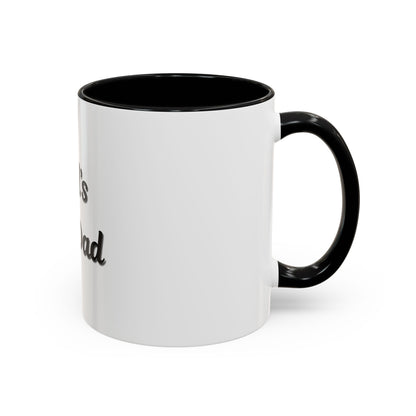 World's Best Dad Accent Coffee Mug - Perfect Gift for Father's Day