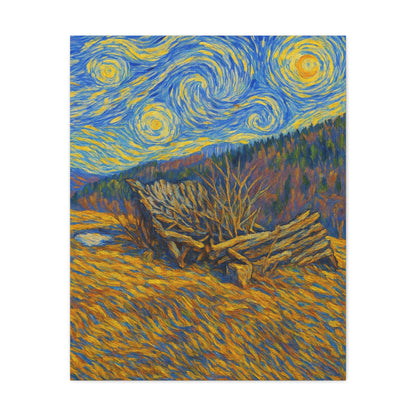 Artistic Van Gogh Style Canvas Wall Art, Nature Inspired Decor, Home Aesthetic, Gift for Art Lovers, Gallery Wall Piece, Living Room Decor, [...]