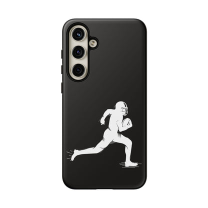 Football Player Phone Case, Tough Cases, Sports Phone Cover, Gift for Athletes, iPhone & Samsung Accessories, Running Player Design