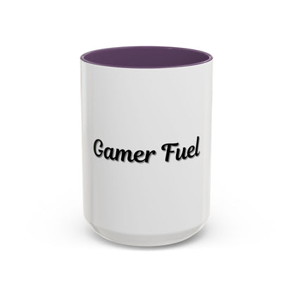 Gamer Fuel Accent Coffee Mug - Perfect for Gamers