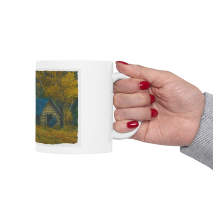 Rustic Cabin Ceramic Mug - Cozy Coffee Cup, Handmade Gift for Nature Lovers, Perfect for Home or Office, Great for Christmas, [...]
