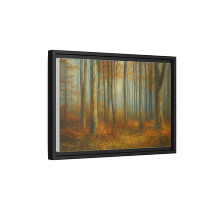 Autumn Forest Canvas Art, Framed Wall Decor, Rustic Home Decor, Nature Artwork, Gift for Nature Lovers