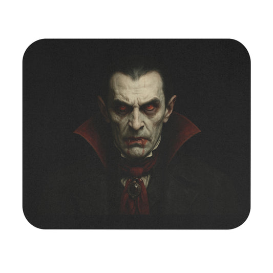 Gothic Vampire Mouse Pad, Unique Desk Decor, Halloween Gift, Office Supplies, Gaming Accessory, Vintage Horror Vibe