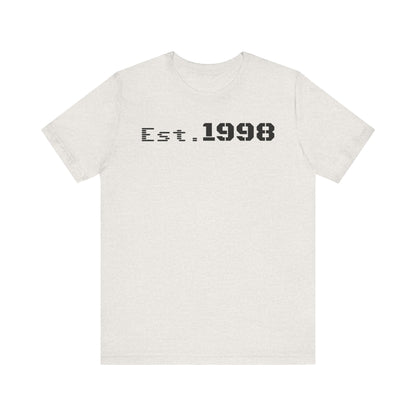 Vintage Est. 1998 Tee - Retro Unisex Shirt for Birthdays, Gifts, Everyday Wear, Casual Style, Nostalgia