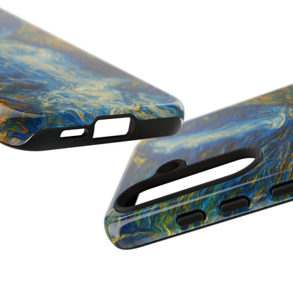 Artistic Phone Case - Waterfall Design, Unique Gift, Phone Accessory, Nature Lover, Original Artwork