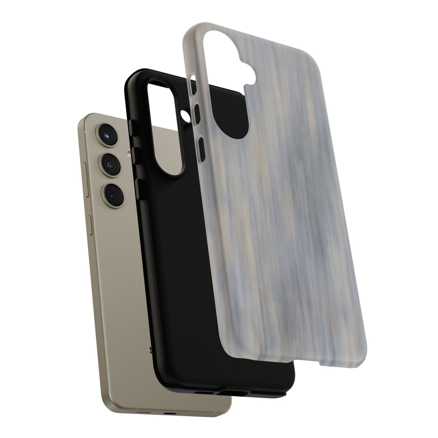 Stylish Tough Phone Case - Durable Protection with Modern Marble Design