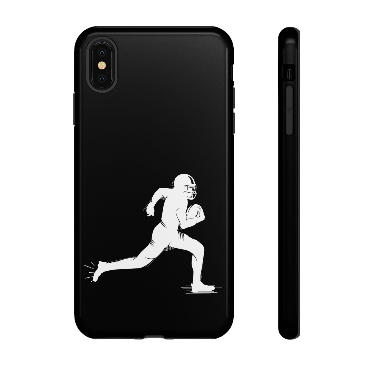 Football Player Phone Case, Tough Cases, Sports Phone Cover, Gift for Athletes, iPhone & Samsung Accessories, Running Player Design
