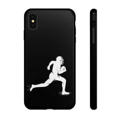 Football Player Phone Case, Tough Cases, Sports Phone Cover, Gift for Athletes, iPhone & Samsung Accessories, Running Player Design