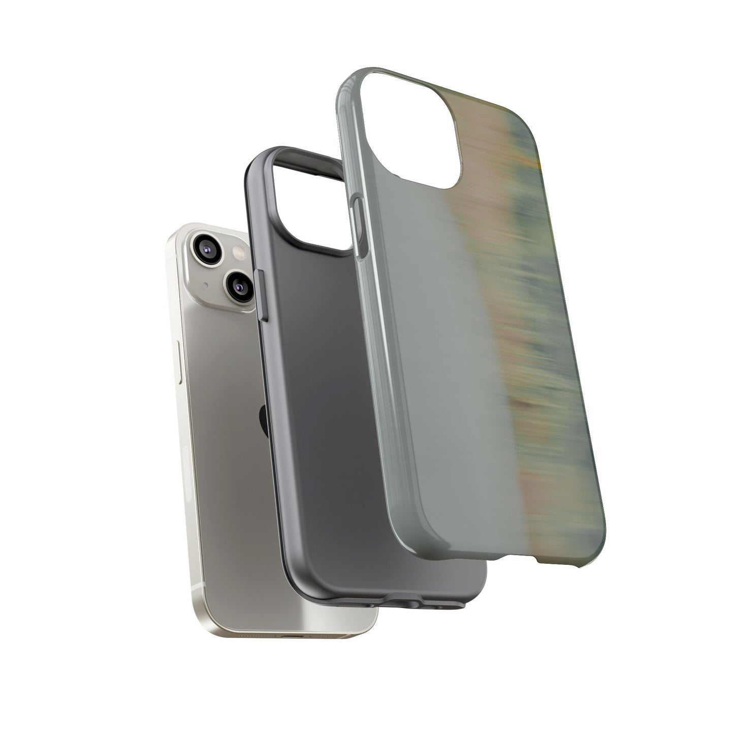 Tough Cases: Modern Abstract iPhone Case for Nature Lovers