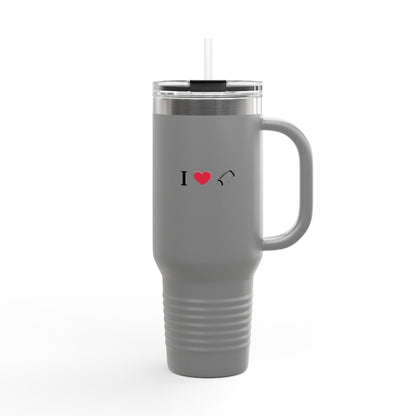 I Love Football Insulated Travel Mug, 40oz - Perfect For Writers, Students, Teachers | Funny Gift | Travel Coffee Mug | Stylish Tumbler | [...]