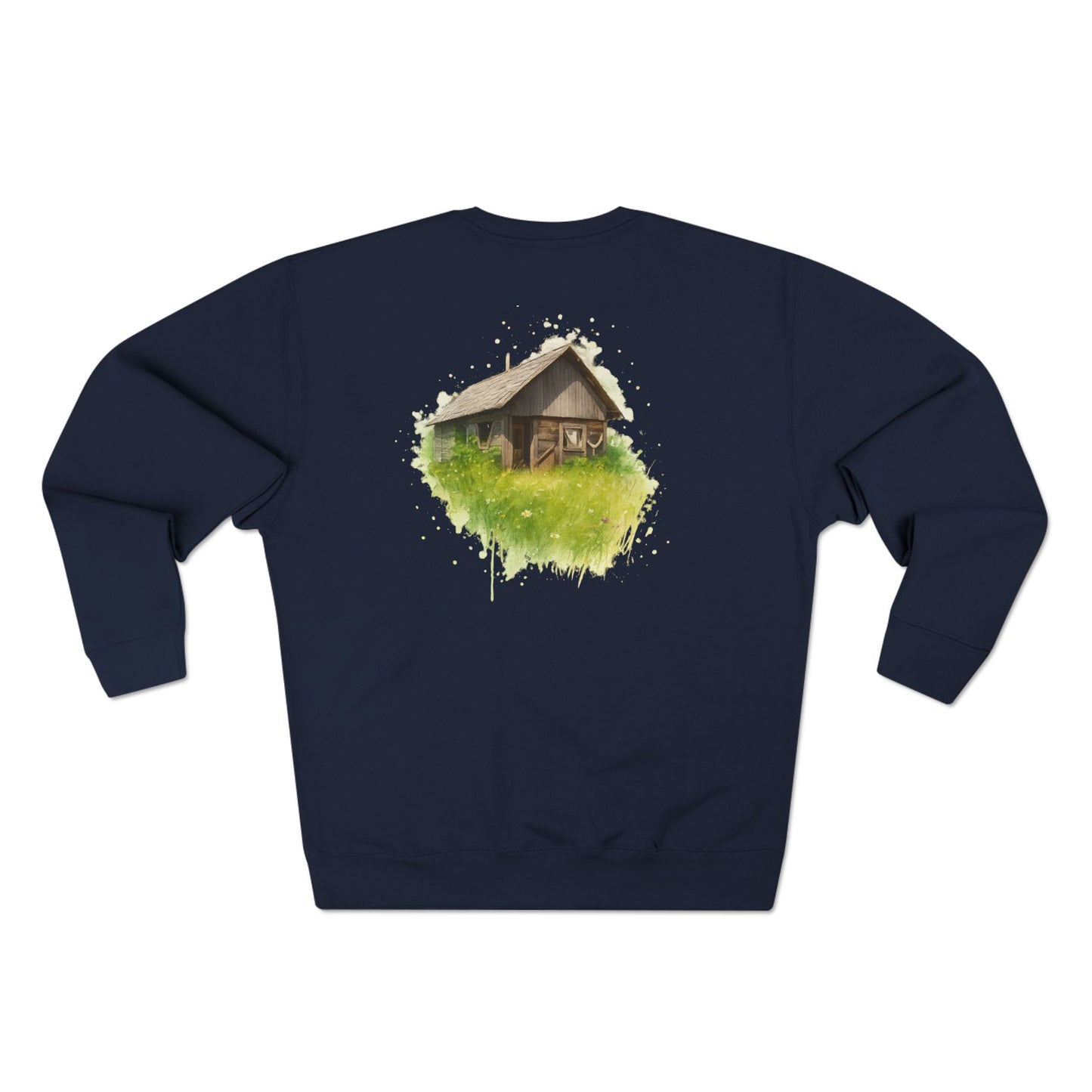Cozy Art Print Crewneck Sweatshirt: Nature Lover, Graphic Sweater, Unique Gift, Home Decor Apparel, Casual Style