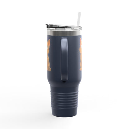 Cute Cat Insulated Travel Mug, 40oz - Perfect for Pet Lovers, Gifts for Cat Owners, Travel Accessories, Cute Drinkware, Animal Lovers