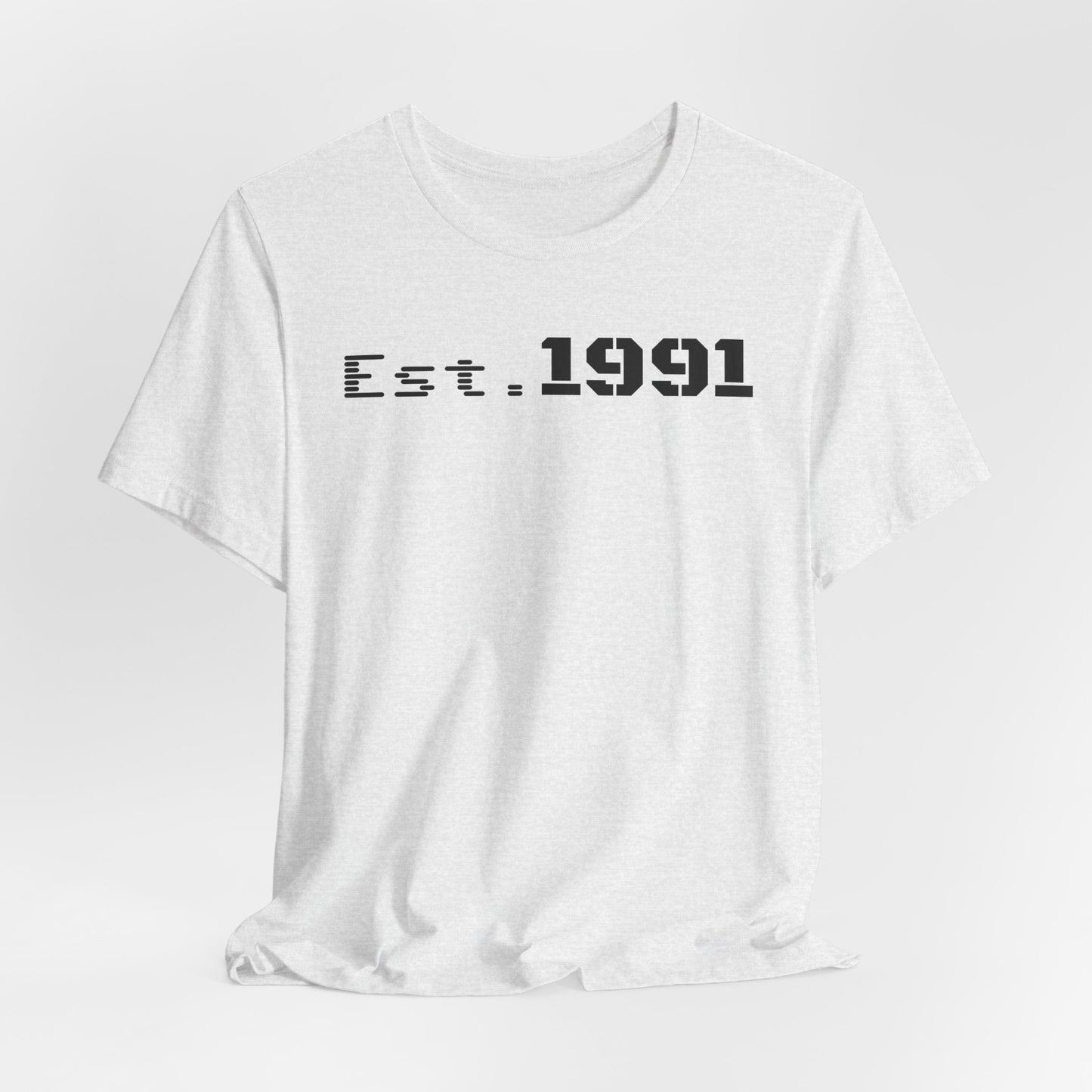 Established 1991 Unisex Jersey Tee | Vintage Anniversary Gift | Casual Wear, Birthday Shirt, Retro Style, Statement Tee, Gift for Him/Her