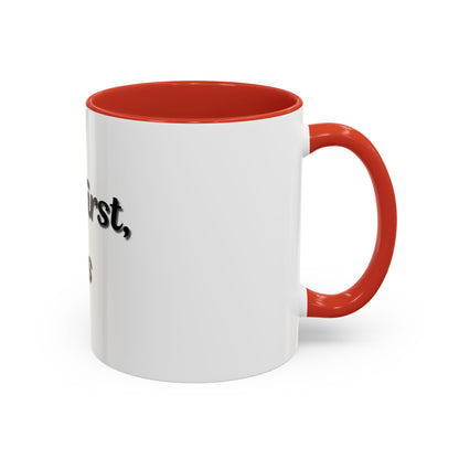 But First, Books Accent Coffee Mug - Perfect Gift for Book Lovers
