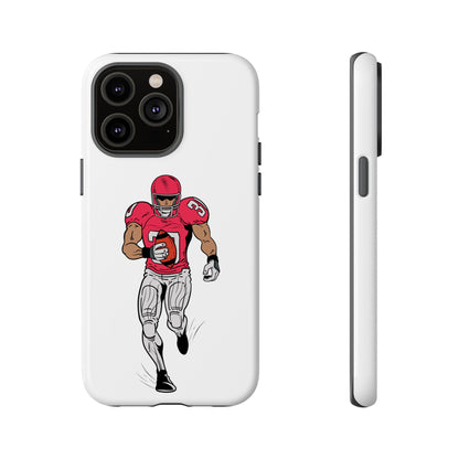 Football Player Tough Case, Sports Phone Cover, Athlete Gift, Tough Phone Case, Fall Sports, Football Lover's Accessory