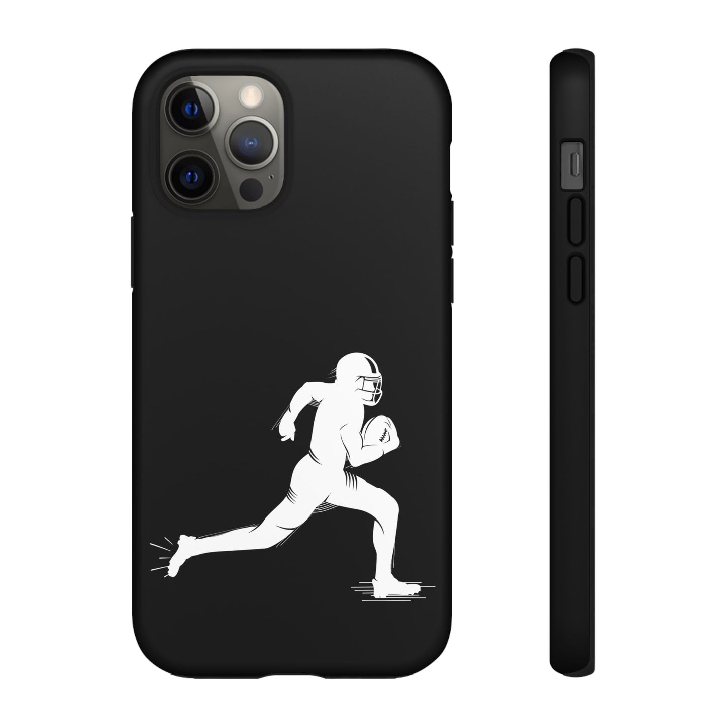 Football Player Phone Case, Tough Cases, Sports Phone Cover, Gift for Athletes, iPhone & Samsung Accessories, Running Player Design
