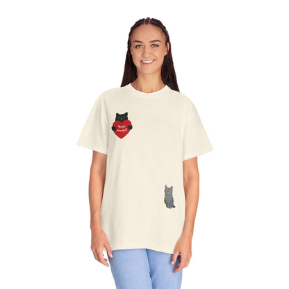Cat Lover Unisex T-Shirt, Cute Cat Tee, Gift for Cat Owners, Animal Lover Shirt, Birthday Gift, Casual Comfort Tee, Pet Theme