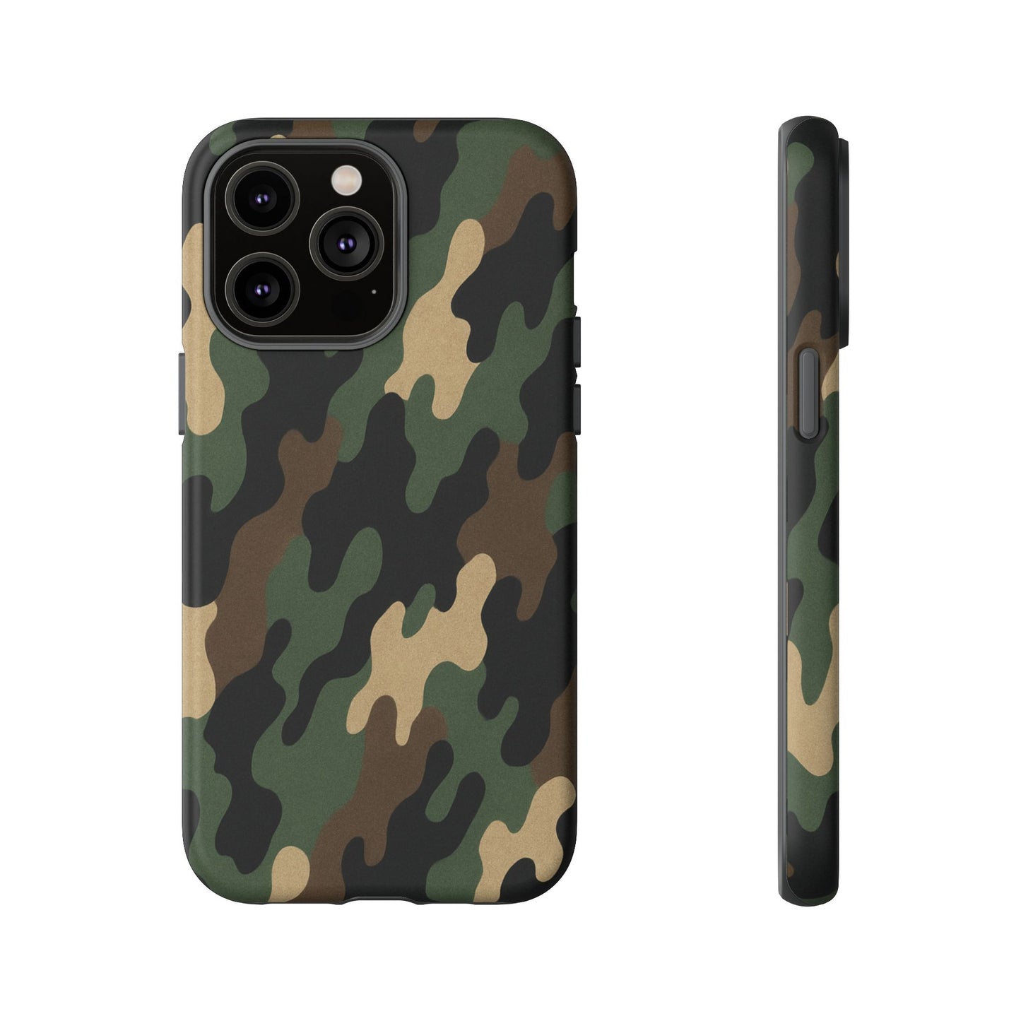Camouflage Phone Case, Tough Cases, Military Style, Unique Phone Accessories, Gift for Him, Durable Phone Cover