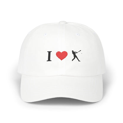 I Love Baseball Dad Cap, Sporty Hat for Dads, Baseball Lover Gift, Father's Day Gift, Casual Everyday Wear