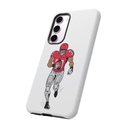 Football Player Tough Case, Sports Phone Cover, Athlete Gift, Tough Phone Case, Fall Sports, Football Lover's Accessory