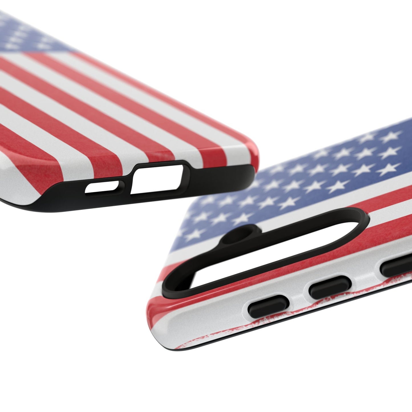 Patriotic Phone Case - Tough Cases for Veterans, USA Lovers, Independence Day, Memorial Day, Flag Design