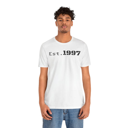 Vintage Est. 1997 Unisex Tee, Gift for Birthdays, Celebrations, Casual Wear, Retro Fashion, Cool Graphic T-Shirt