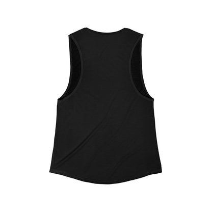 Gothic Vampire Women's Flowy Muscle Tank | Halloween Fashion, Spooky Top, Horror-Themed Apparel, Gothic Style, Festival Wear