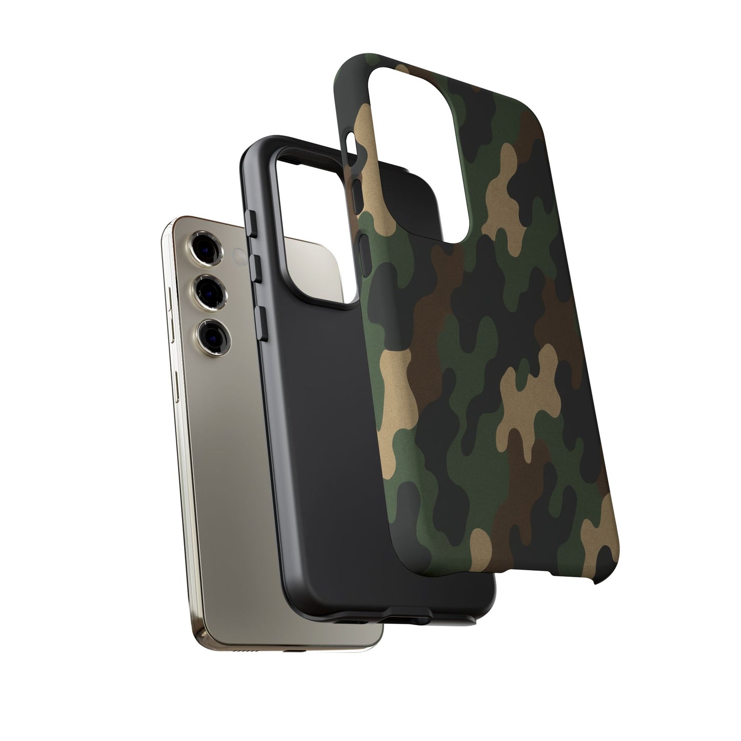 Camouflage Phone Case, Tough Cases, Military Style, Unique Phone Accessories, Gift for Him, Durable Phone Cover