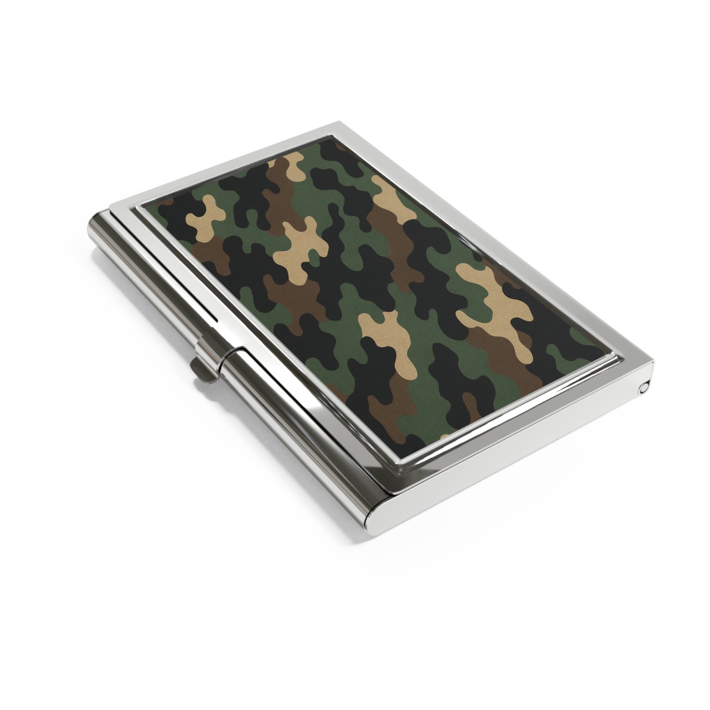 Camouflage Business Card Holder | Stylish Organizer for Networking, Gifts for Professionals, Unique Office Supplies, Modern Desk [...]