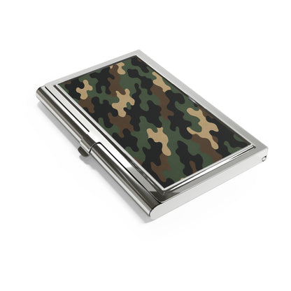 Camouflage Business Card Holder | Stylish Organizer for Networking, Gifts for Professionals, Unique Office Supplies, Modern Desk [...]
