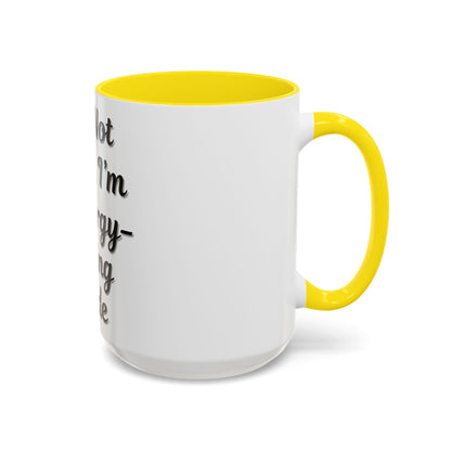Humorous Coffee Mug - "I'm Not Lazy, I'm in Energy-Saving Mode"