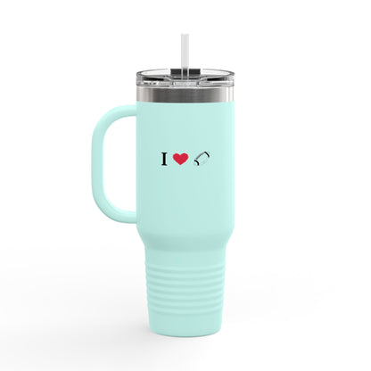 I Love Football Insulated Travel Mug, 40oz - Perfect For Writers, Students, Teachers | Funny Gift | Travel Coffee Mug | Stylish Tumbler | [...]