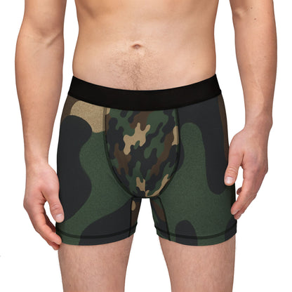 Camo Men's Boxers | Fun and Comfortable Underwear, Great for Everyday Wear, Gifts for Him, Stylish Loungewear, Unique Pattern